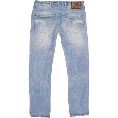 G-Star Heller Men Blue Straight Regular Jeans W36 L34