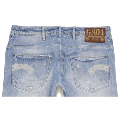 G-Star Heller Men Blue Straight Regular Jeans W36 L34