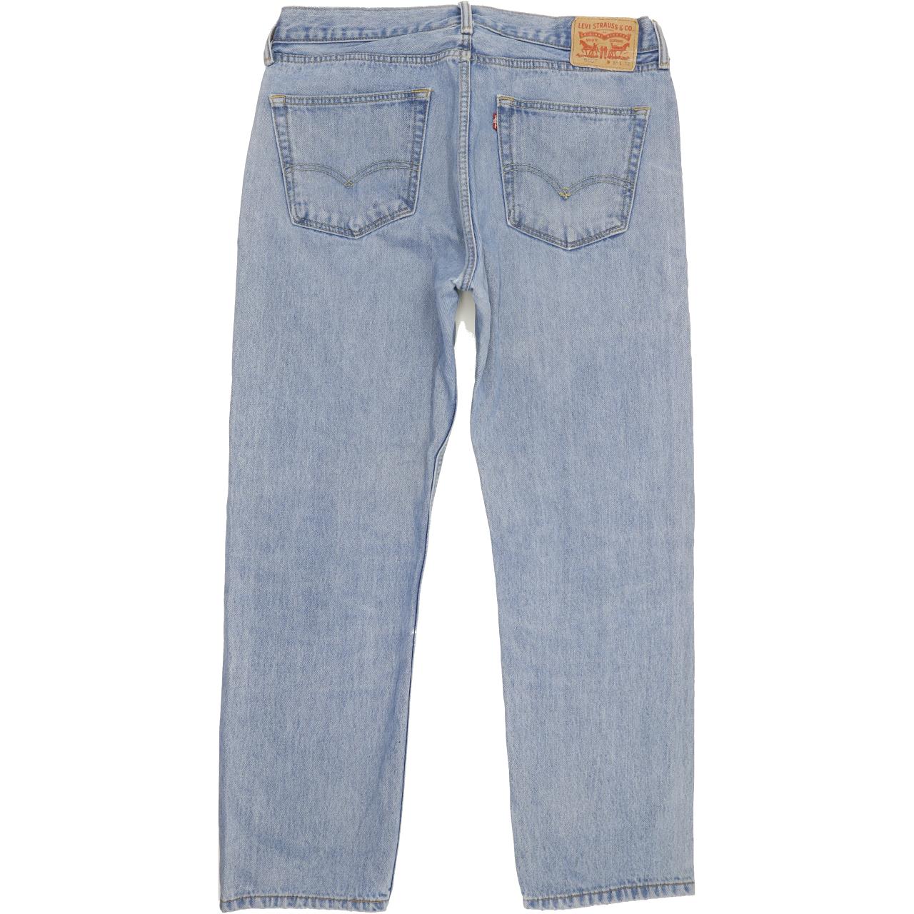 Levi's 505 Men Blue Straight Regular Jeans W36 L31