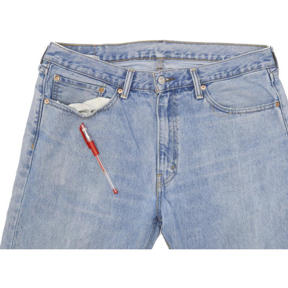 Levi's 505 Men Blue Straight Regular Jeans W36 L31