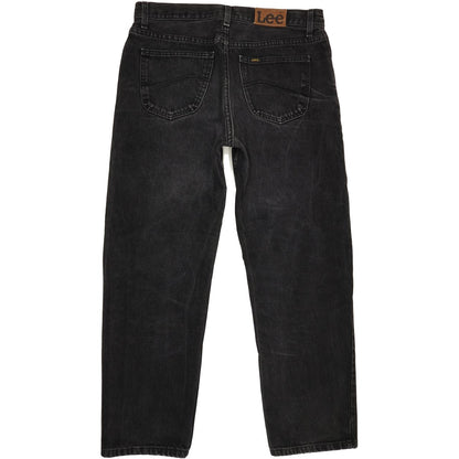 Lee Brooklyn Men Black Straight Regular Jeans W35 L29