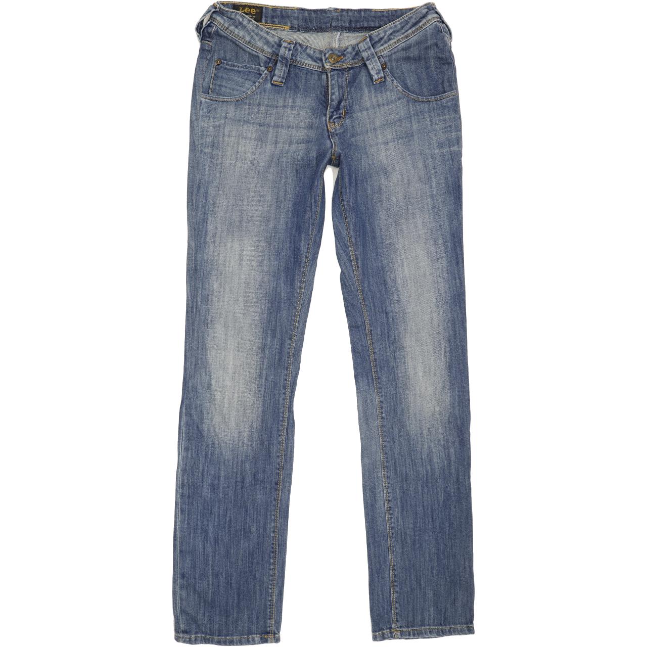 Lee Norma Women Blue Straight Regular Stretch Jeans W31 L33