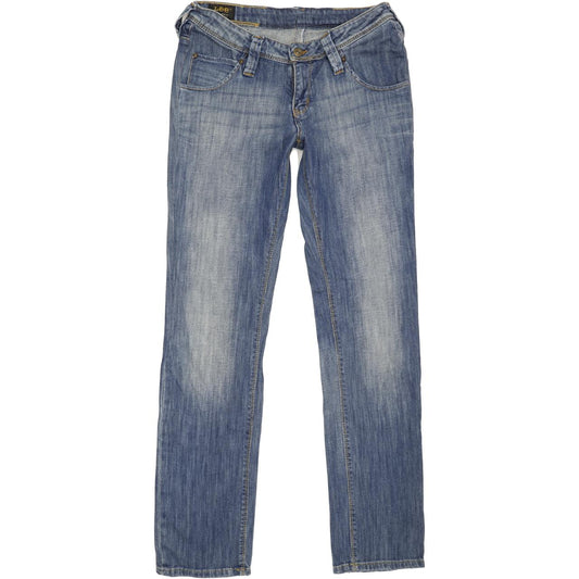 Lee Norma Women Blue Straight Regular Stretch Jeans W31 L33