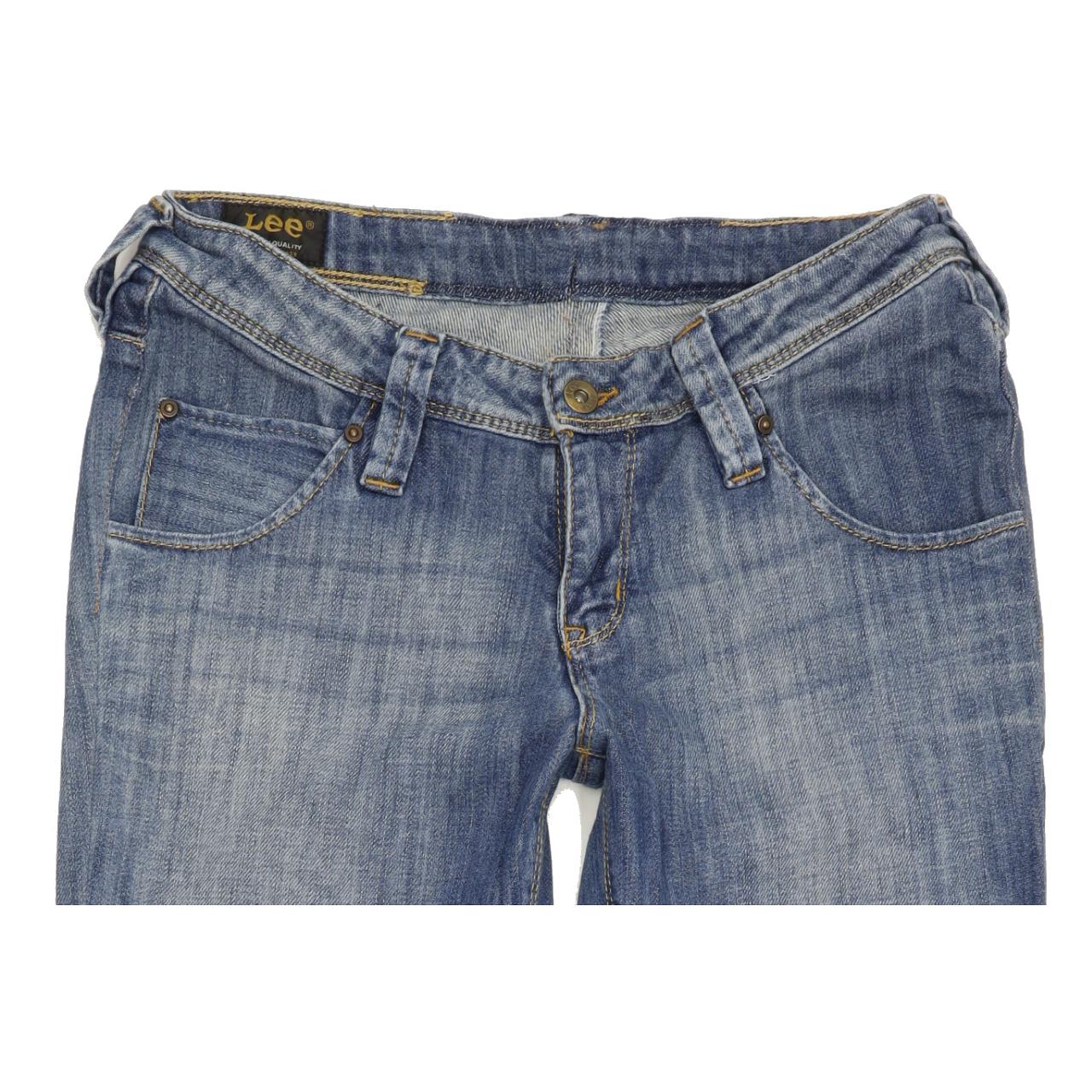 Lee Norma Women Blue Straight Regular Stretch Jeans W31 L33