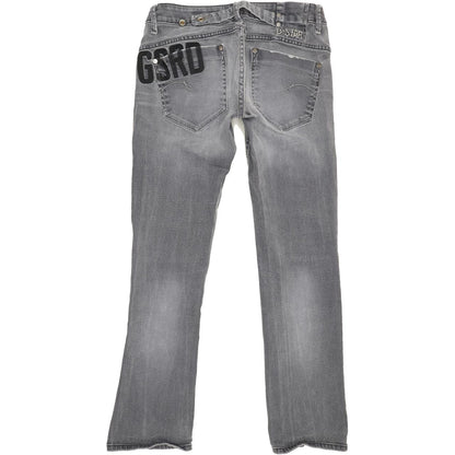 G-Star Midge Albany Women Grey Straight Slim Stretch Jeans W30 L29