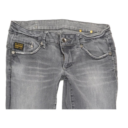 G-Star Midge Albany Women Grey Straight Slim Stretch Jeans W30 L29