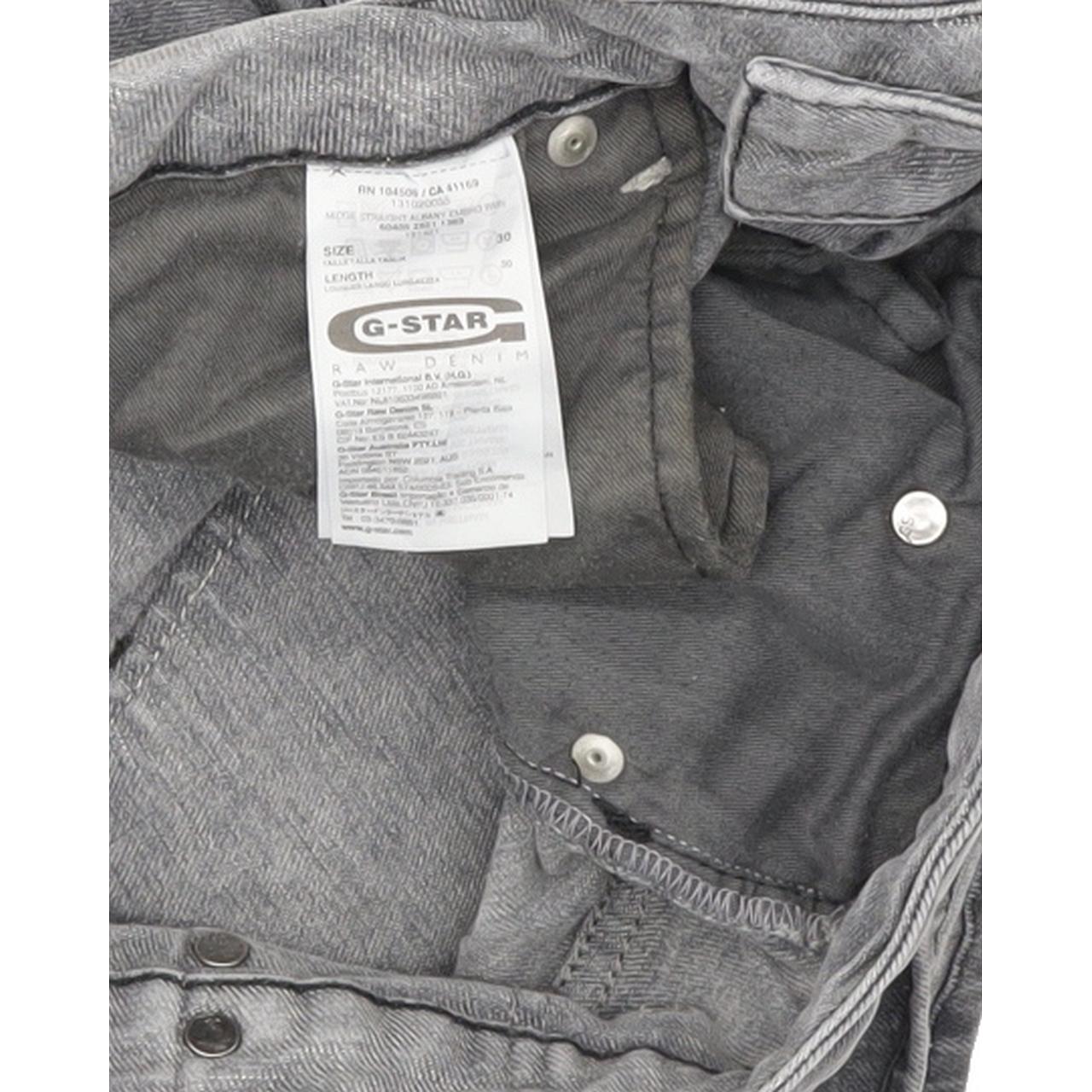 G-Star Midge Albany Women Grey Straight Slim Stretch Jeans W30 L29