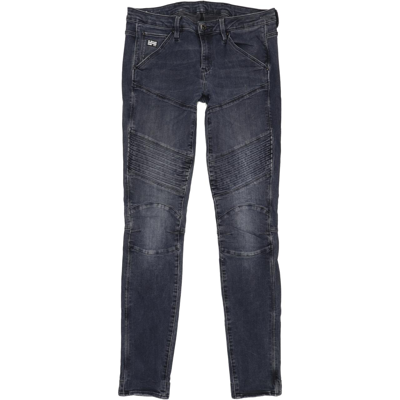 G-Star 5620 Women Blue Skinny Slim Stretch Jeans W28 L32