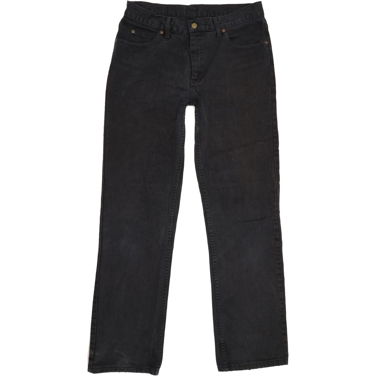 Lee Sarja Men Black Straight Regular Jeans W34 L32