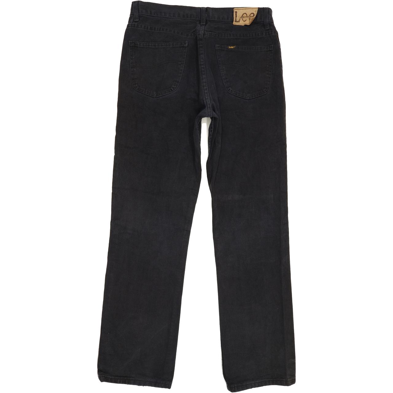 Lee Sarja Men Black Straight Regular Jeans W34 L32
