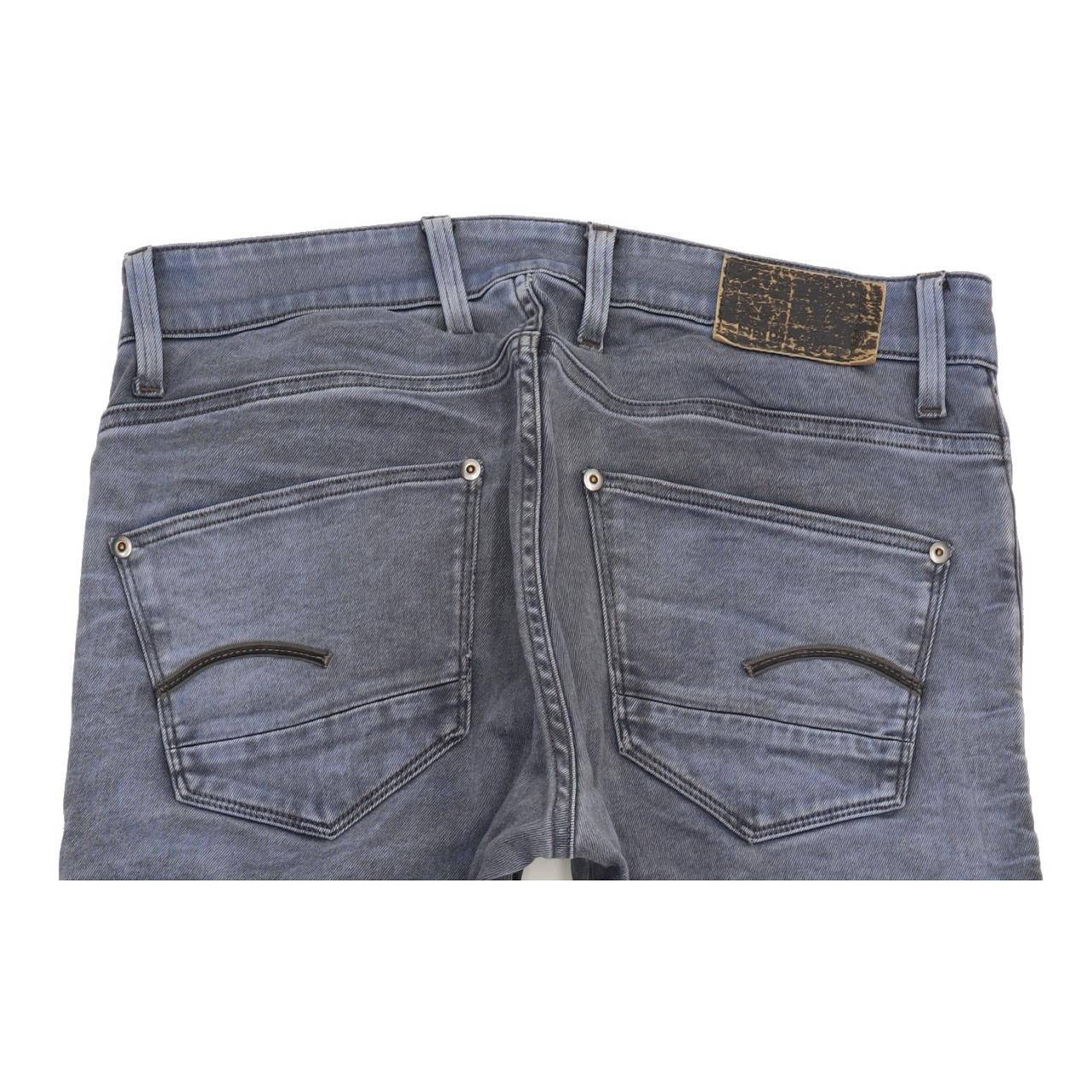 G-Star Revend Men Blue Straight Slim Jeans W34 L32