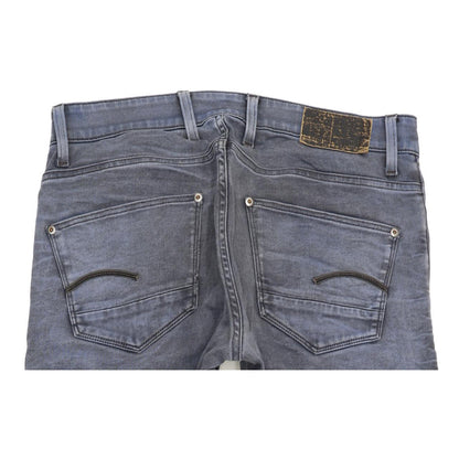 G-Star Revend Men Blue Straight Slim Jeans W34 L32