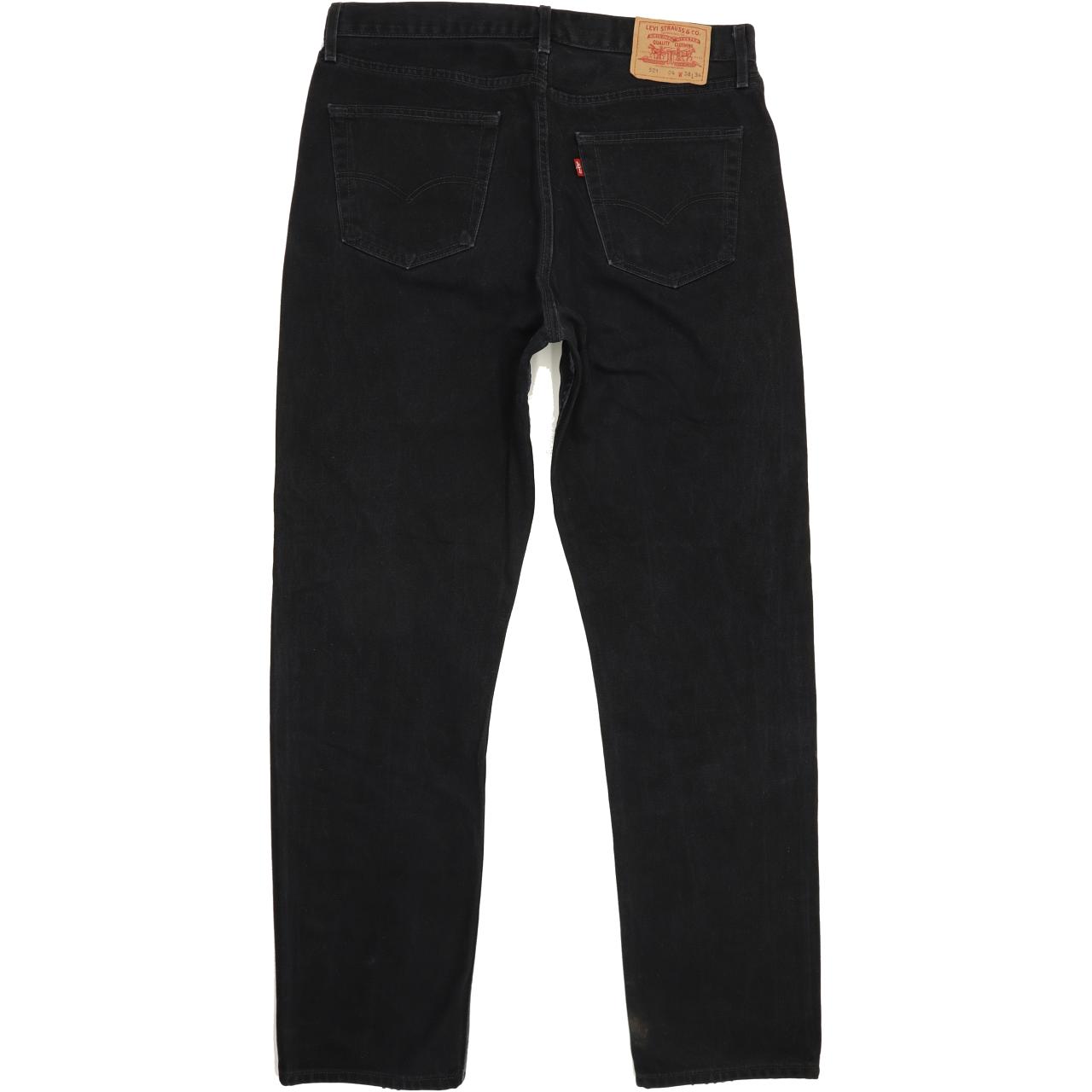 Levi's 521 Men Black Straight Regular Jeans W37 L33