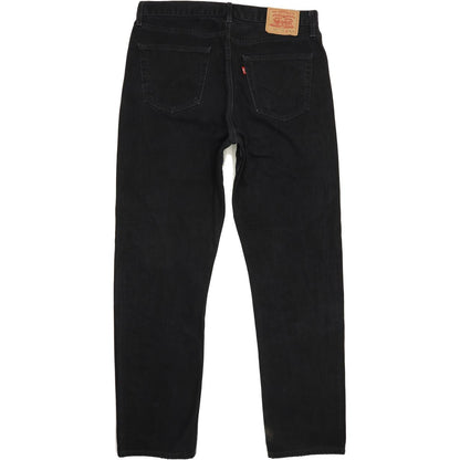 Levi's 521 Men Black Straight Regular Jeans W37 L33