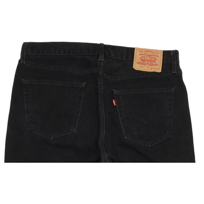 Levi's 521 Men Black Straight Regular Jeans W37 L33