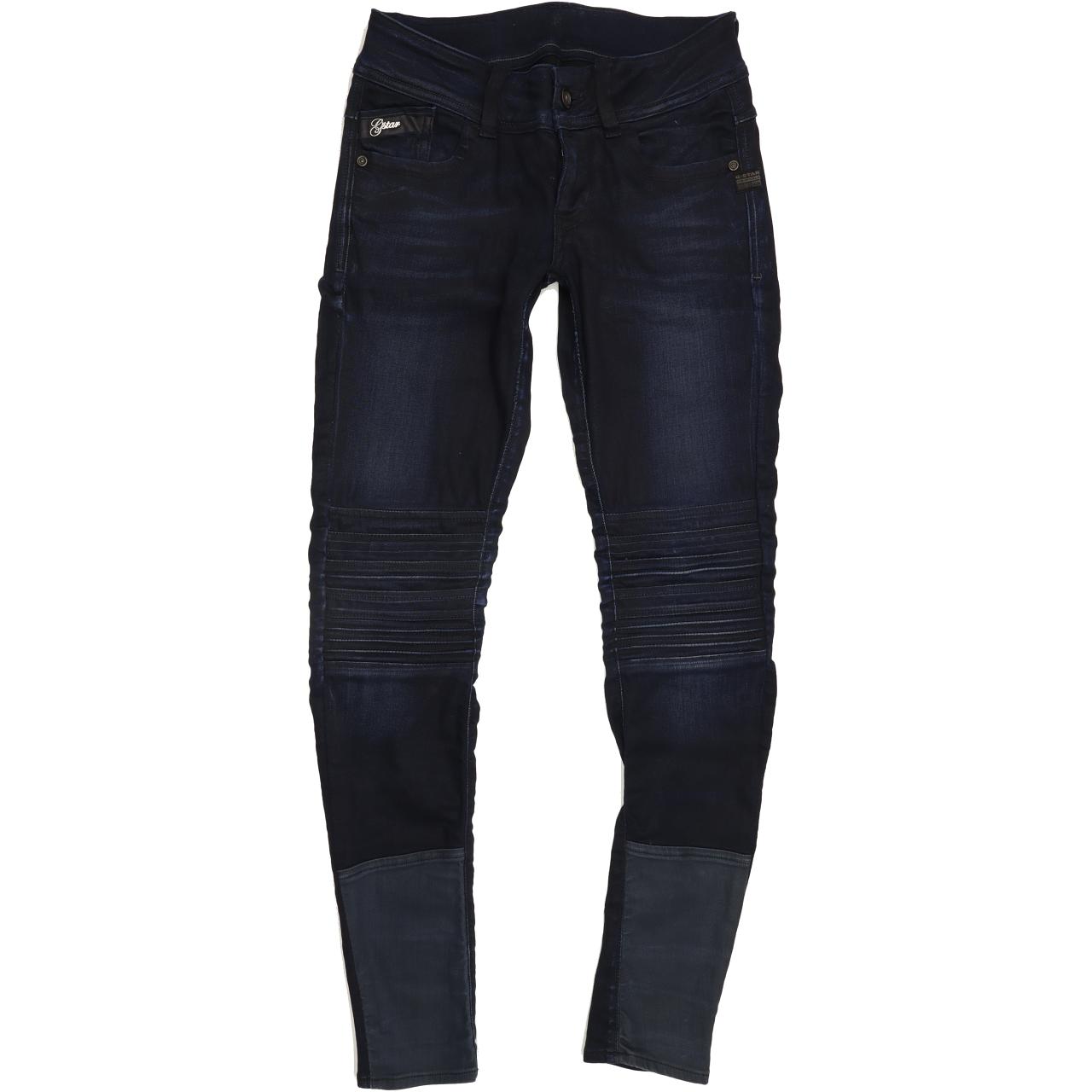 G-Star Women Blue Skinny Slim Jeans W27 L30