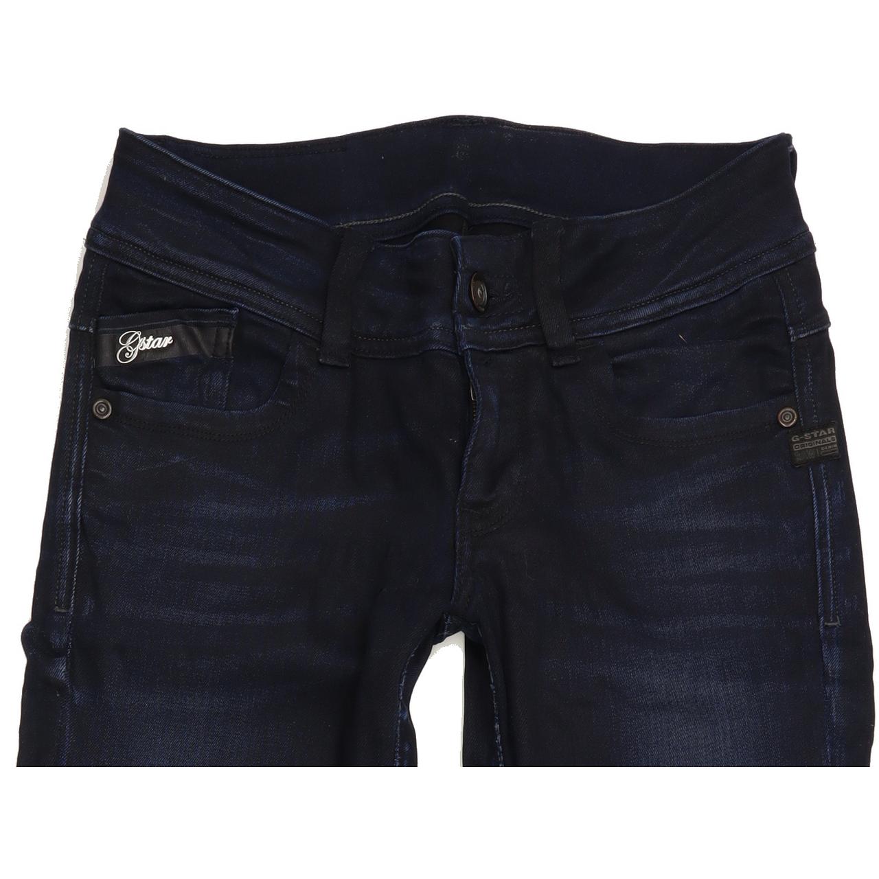 G-Star Women Blue Skinny Slim Jeans W27 L30