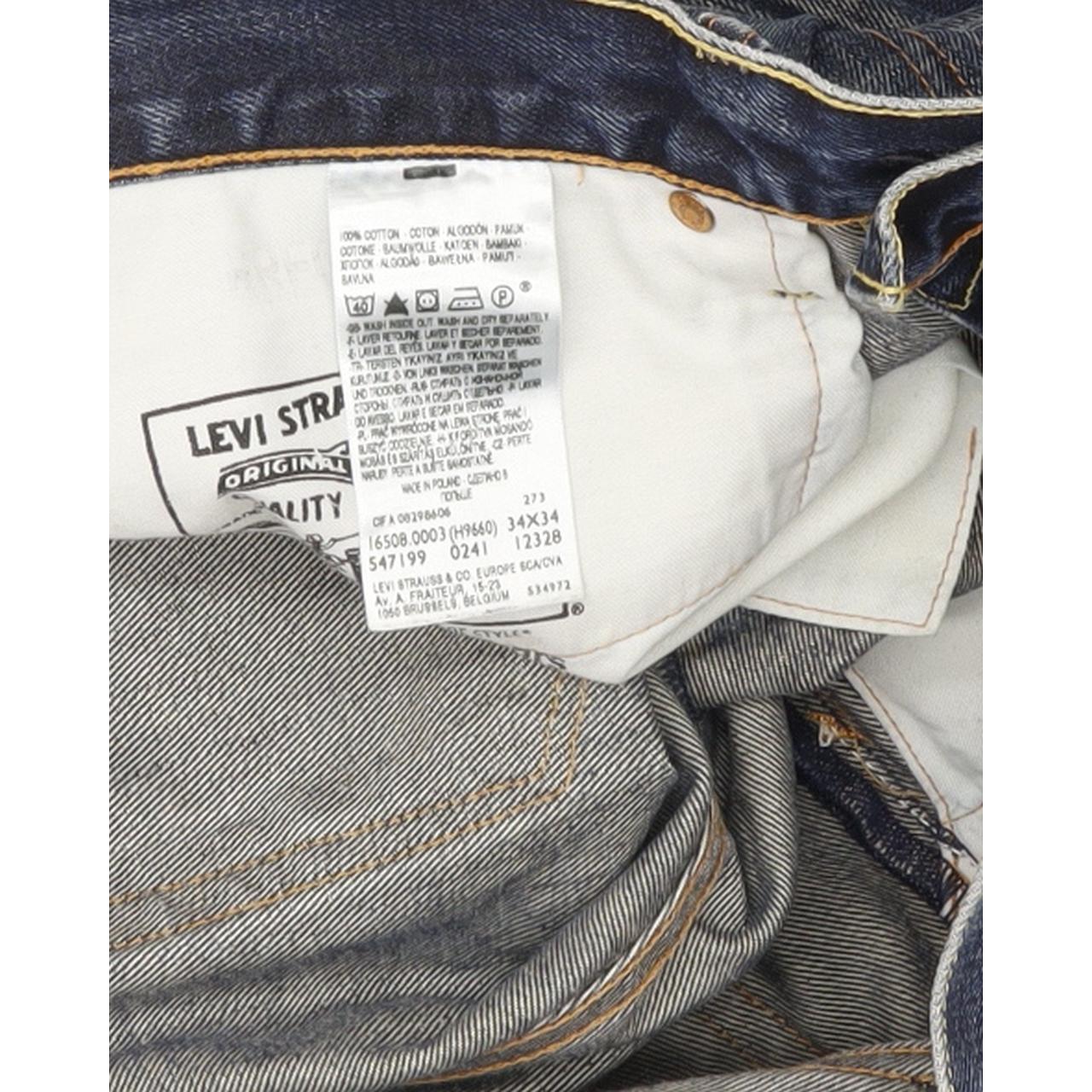 Levi's 508 Men Blue Tapered Regular Jeans W34 L33