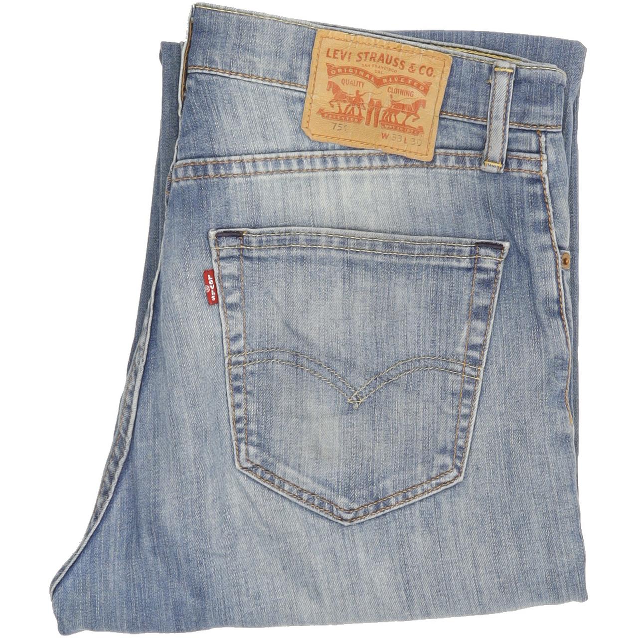 Levi's 751 Men Blue Straight Regular Jeans W33 L29