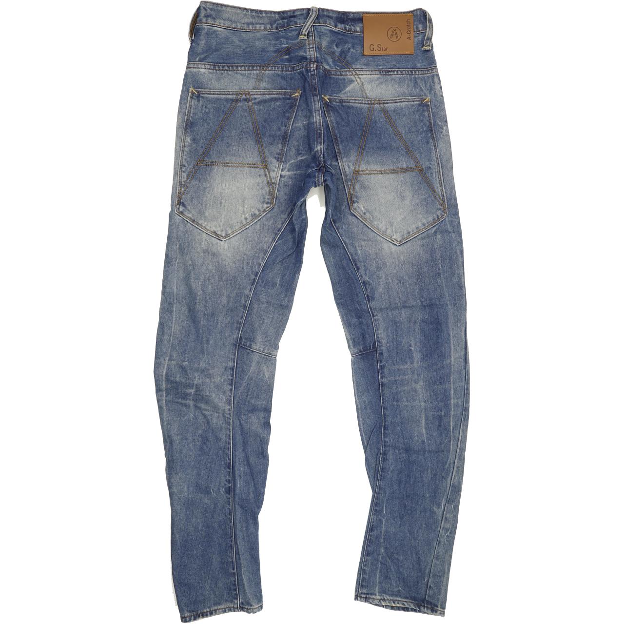 G-Star Crotch Men Blue Tapered Regular Jeans W30 L34