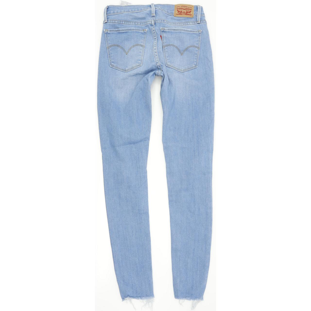 Levi's 710 Super Women Blue Skinny Slim Stretch Jeans W26 L30