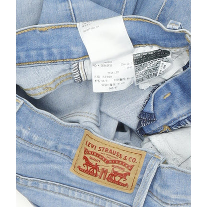 Levi's 710 Super Women Blue Skinny Slim Stretch Jeans W26 L30
