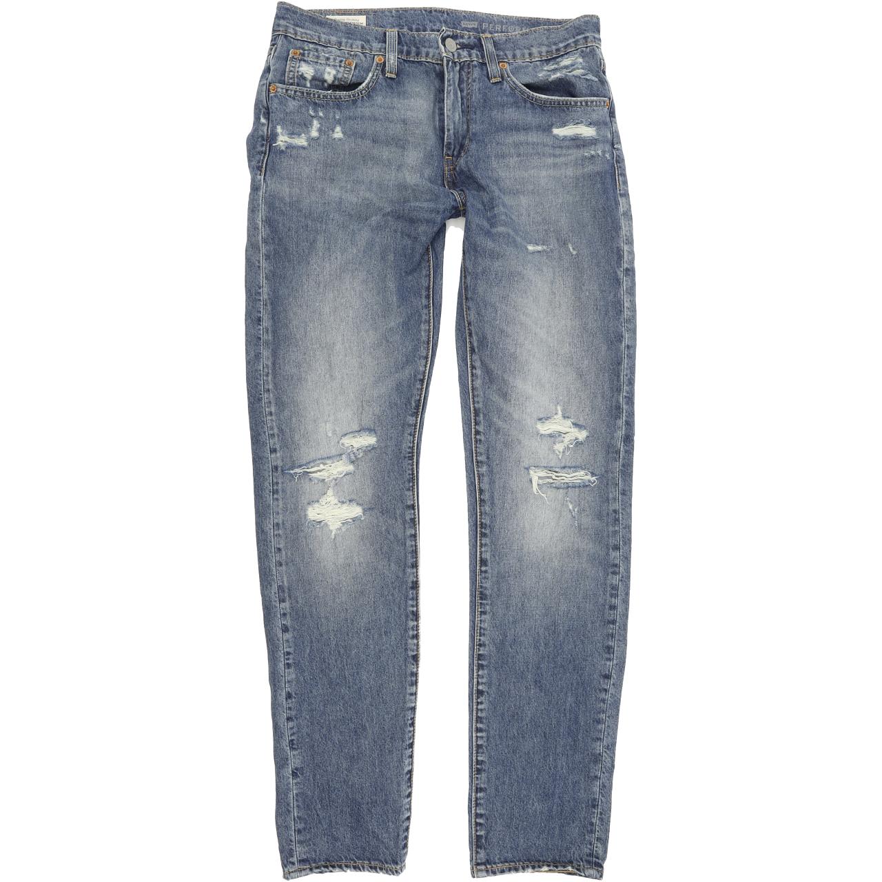 Levi's 512 Men Blue Skinny Slim Stretch Jeans W29 L32