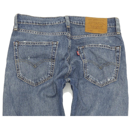 Levi's 512 Men Blue Skinny Slim Stretch Jeans W29 L32