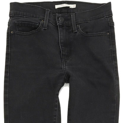 Levi's Slimming Women Black Skinny Slim Jeans W25 L32