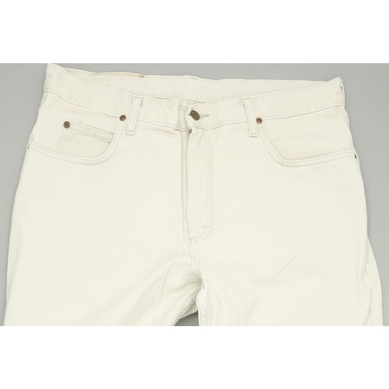 Lee Kansas Men Beige Straight Regular Jeans W36 L30