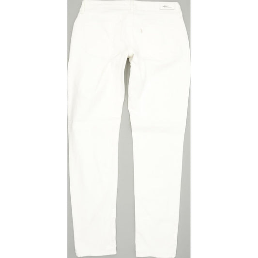 Levi's Bold Curve Women White Skinny Slim Stretch Jeans W30 L32