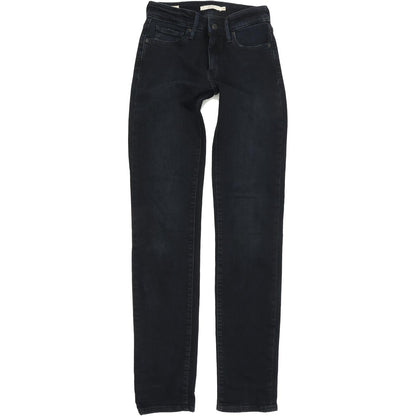 Levi's 712 Women Blue Skinny Slim Stretch Jeans W24 L32