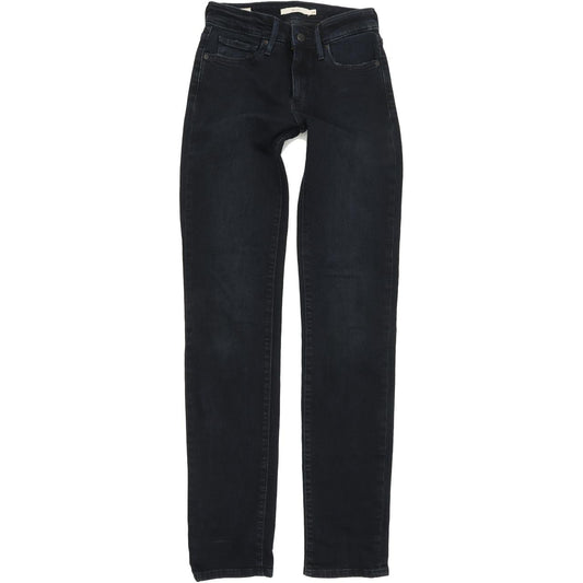 Levi's 712 Women Blue Skinny Slim Stretch Jeans W24 L32