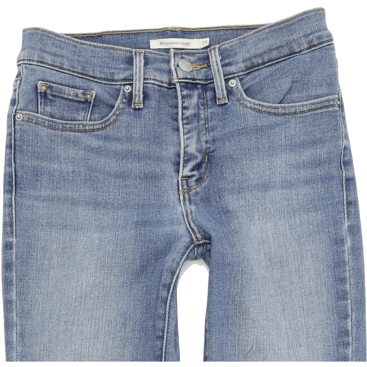 Levi's 311 Shaping Women Blue Skinny Slim Stretch Jeans W25 L29