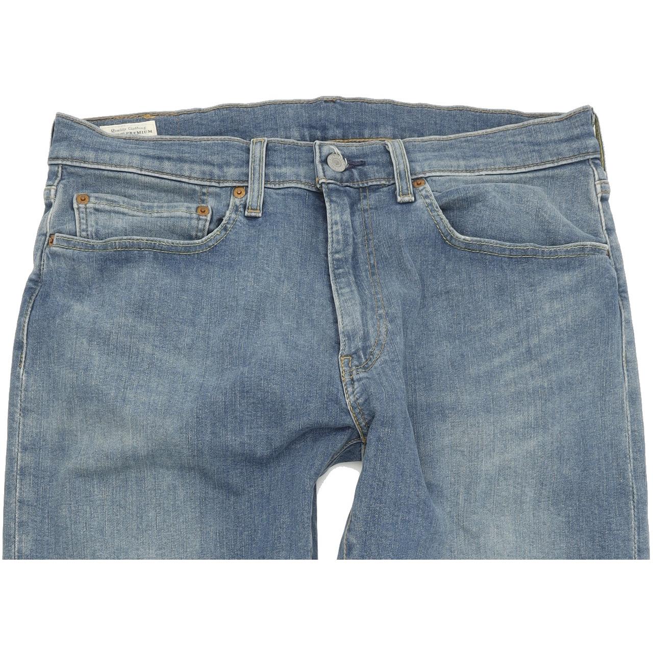 Levi's 502 Men Blue Tapered Regular Stretch Jeans W34 L32