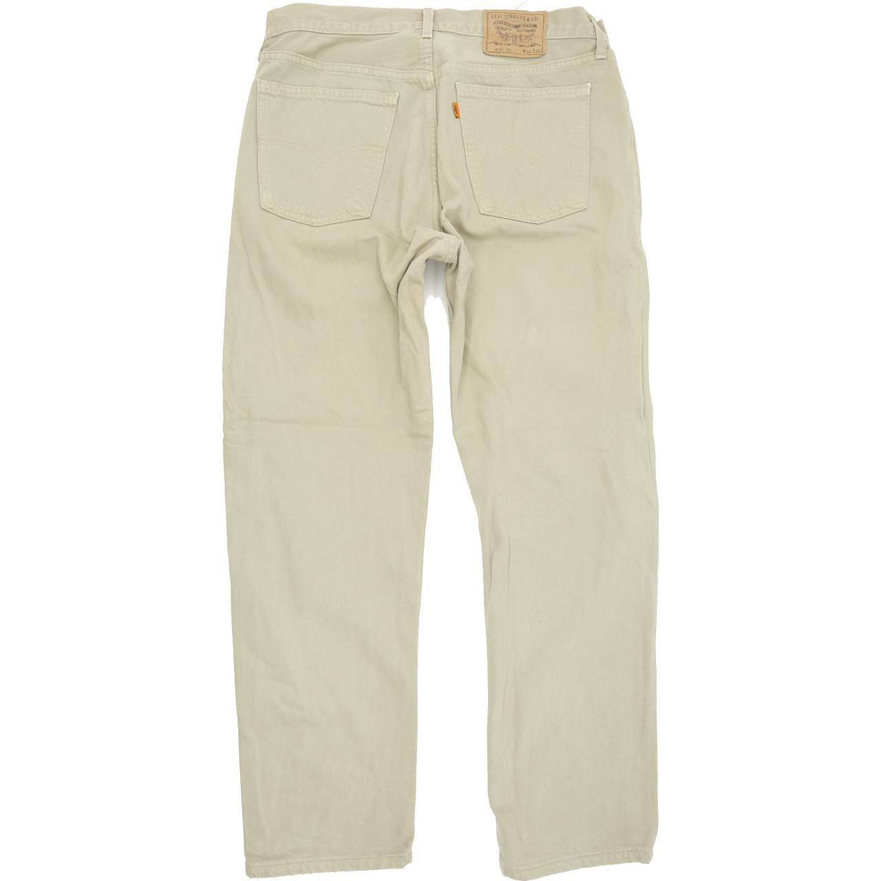 Levi's 615 Men Beige Straight Regular Jeans W36 L30
