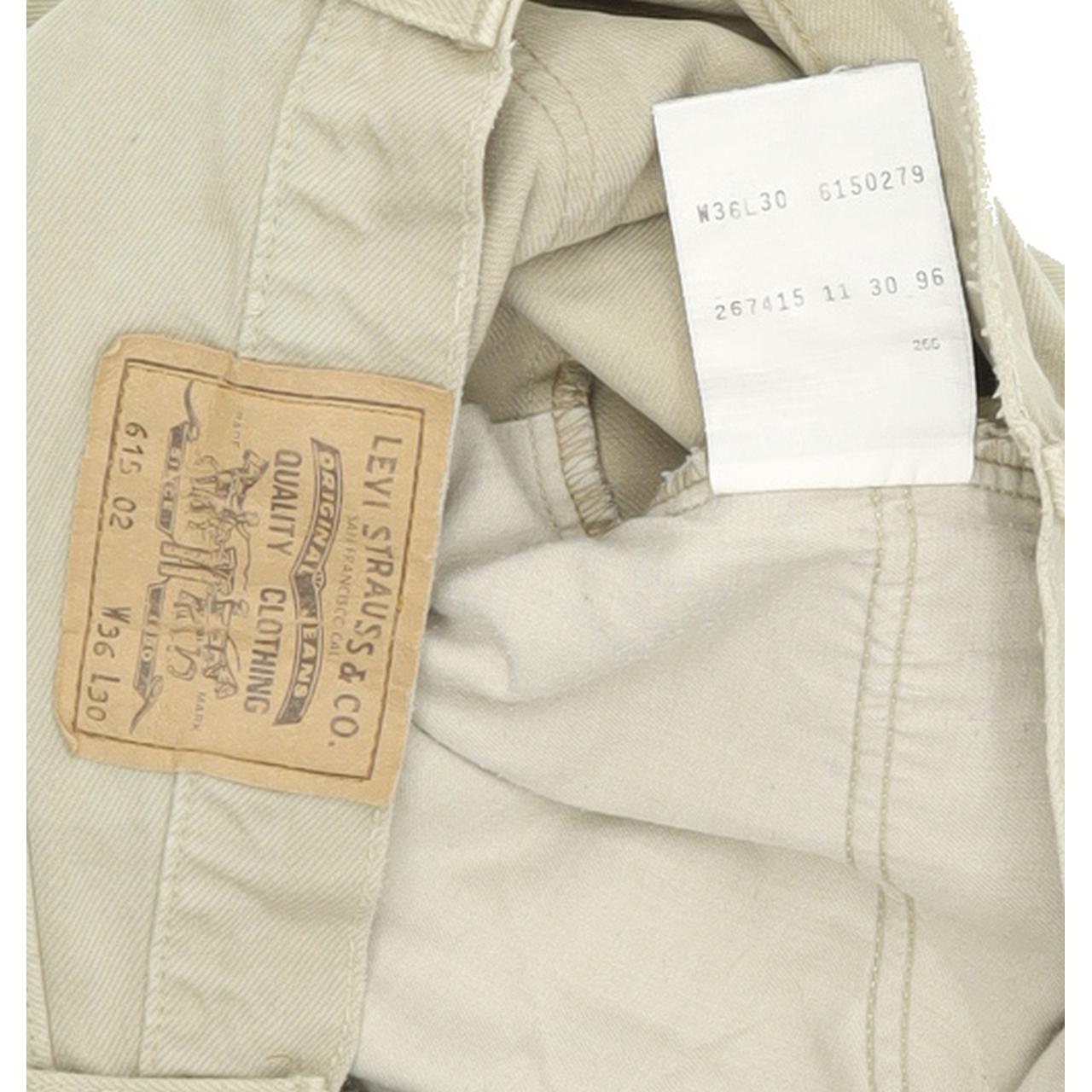 Levi's 615 Men Beige Straight Regular Jeans W36 L30