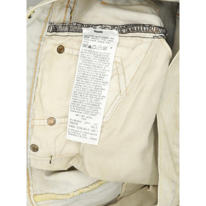 Levi's 508 Men Beige Tapered Regular Jeans W33 L34