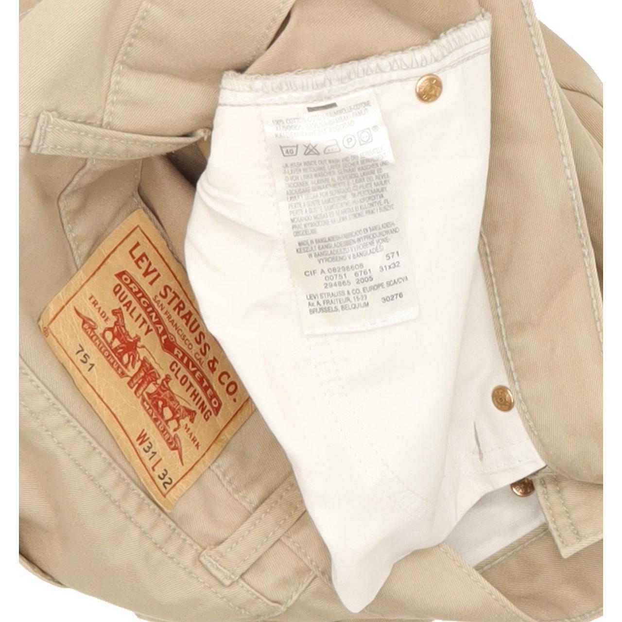 Levi's 751 Men Beige Straight Regular Jeans W31 L31