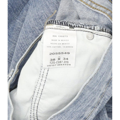 Lee Men Blue Straight Regular Jeans W36 L34