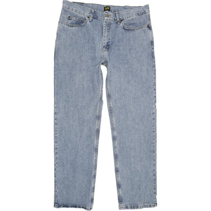 Lee Men Blue Straight Regular Jeans W36 L34