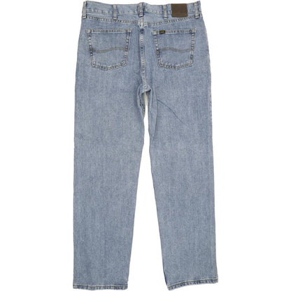 Lee Men Blue Straight Regular Jeans W36 L34