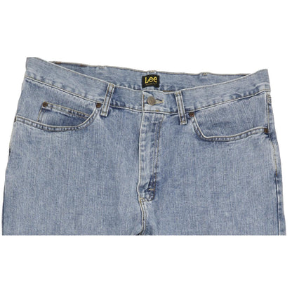 Lee Men Blue Straight Regular Jeans W36 L34