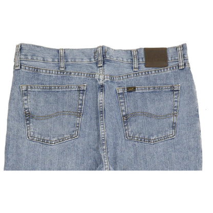 Lee Men Blue Straight Regular Jeans W36 L34