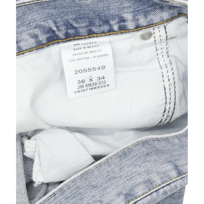 Lee Men Blue Straight Regular Jeans W36 L34