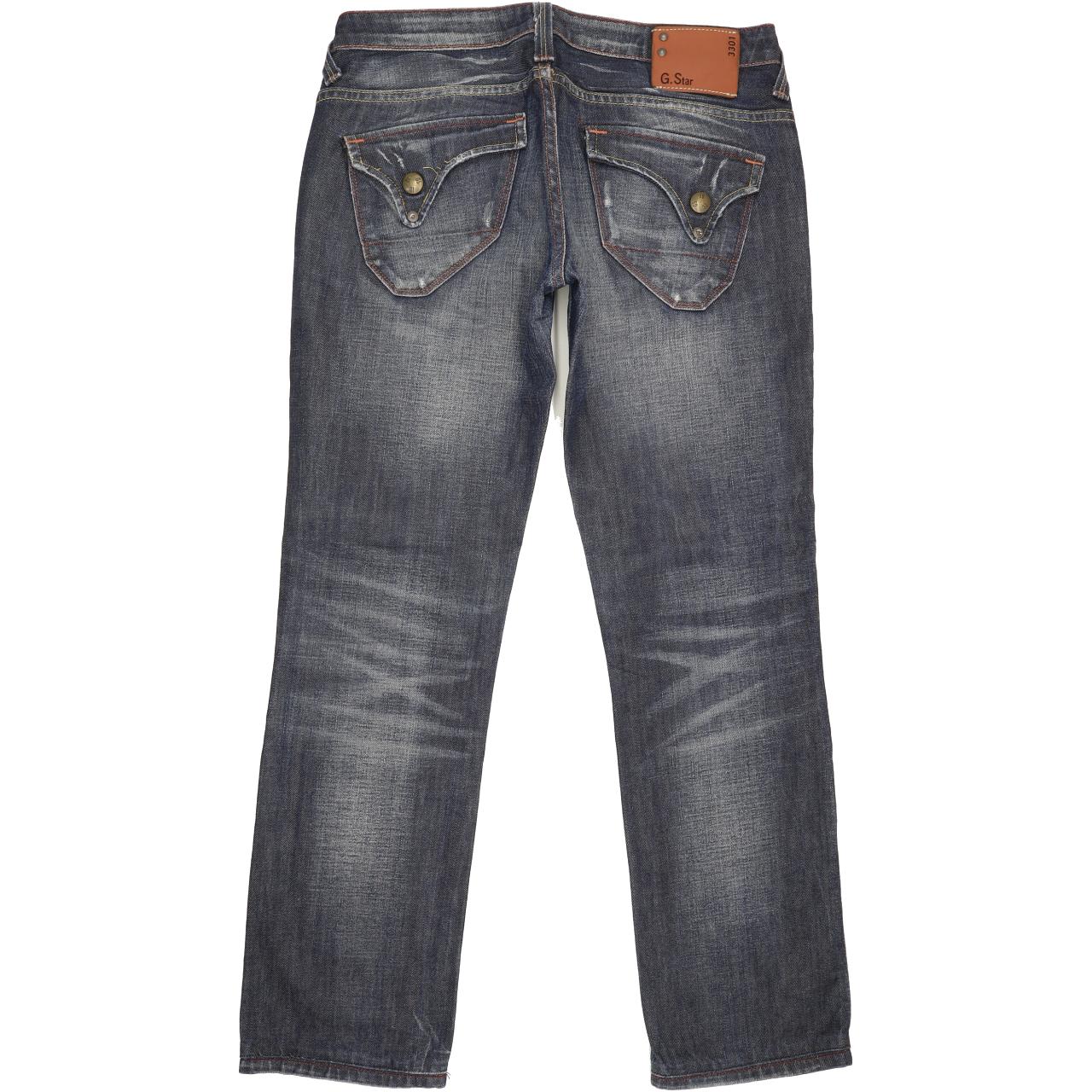 G-Star Limit Men Blue Straight Regular Jeans W30 L30