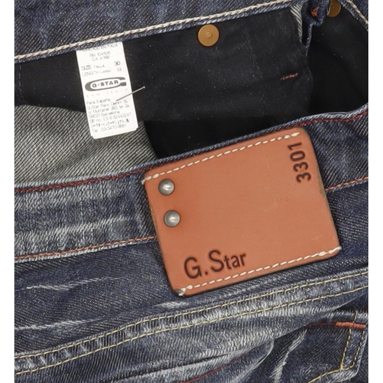G-Star Limit Men Blue Straight Regular Jeans W30 L30