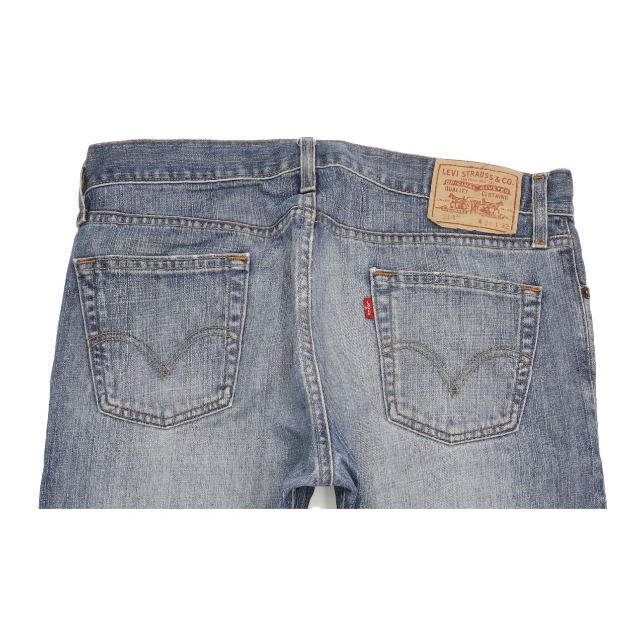 Levi's 514 Men Blue Straight Regular Jeans W34 L29
