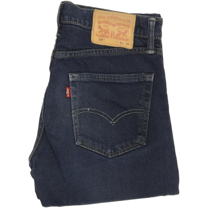 Levi's 511 Men Blue Straight Slim Stretch Jeans W31 L34