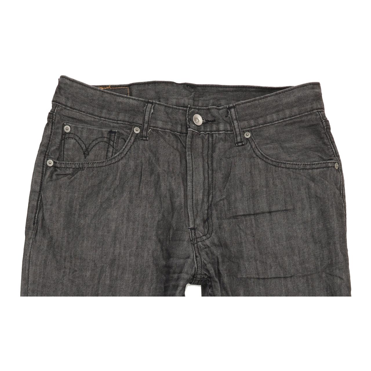 Levi's 506 Men Charcoal Straight Regular Jeans W33 L29